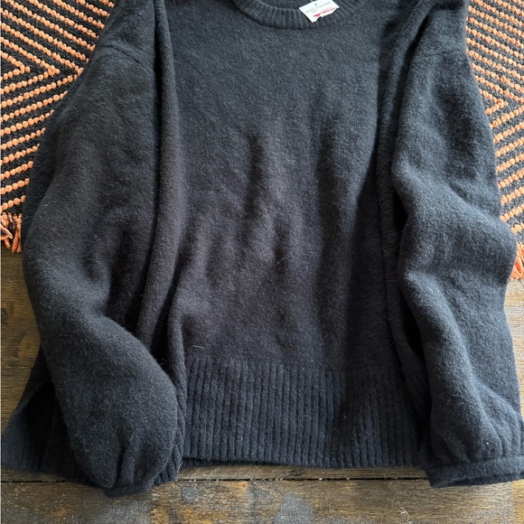 Madewell black nwt size xl soft sweater - Picture 2 of 5